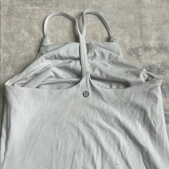 Lululemon Athletica White Sleeveless Tank Top - Picture 3 of 4